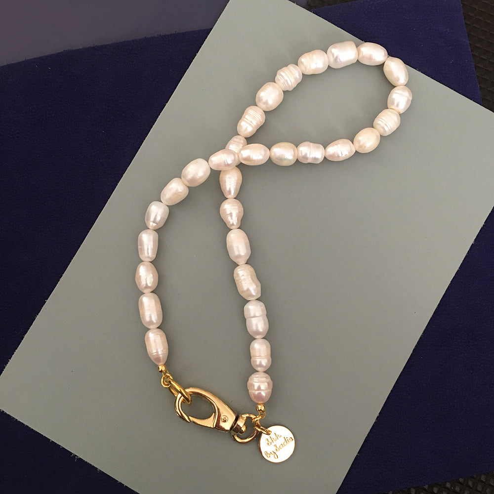 Pearl Hardware Necklace