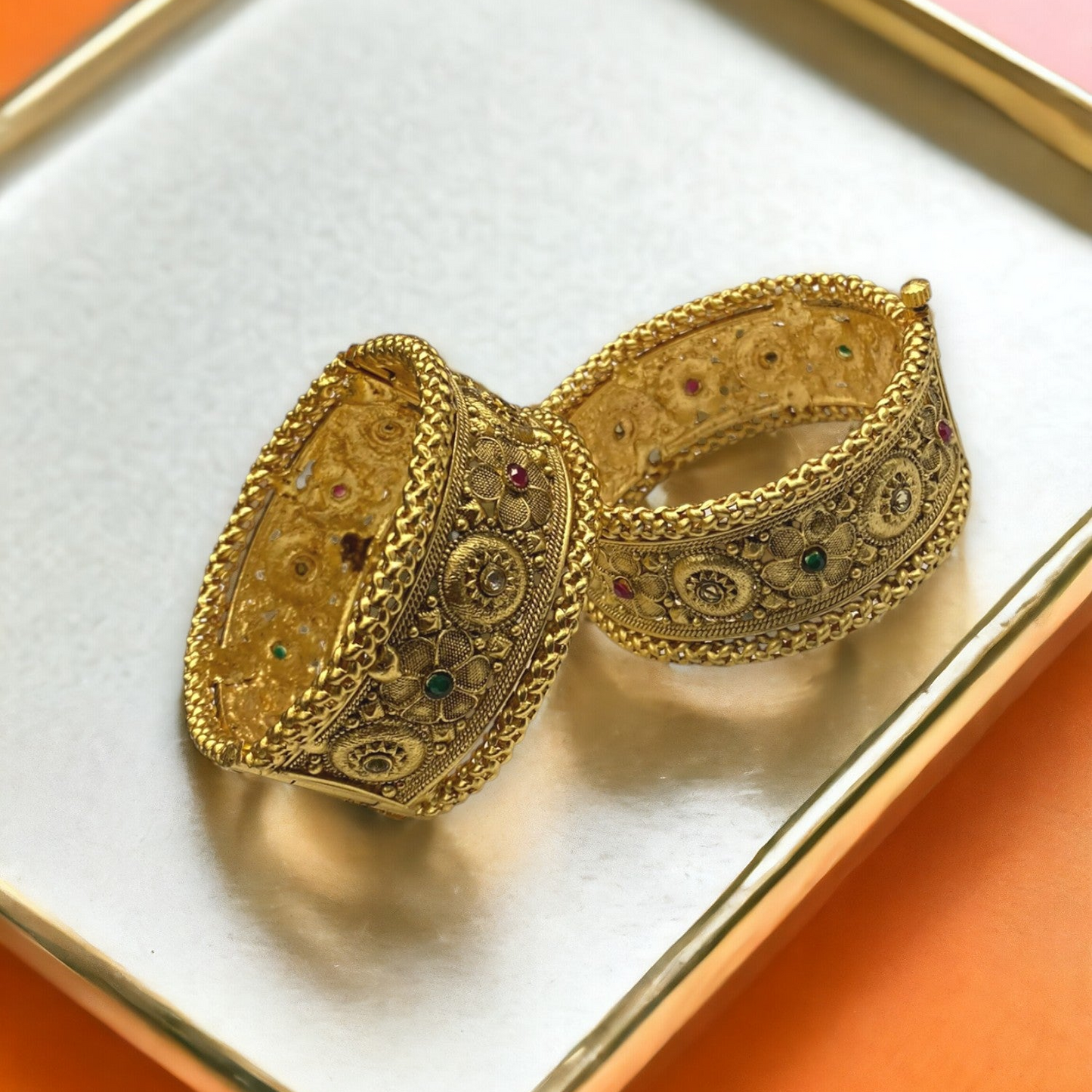 The Elegance of Indian Gold-Plated Bracelets