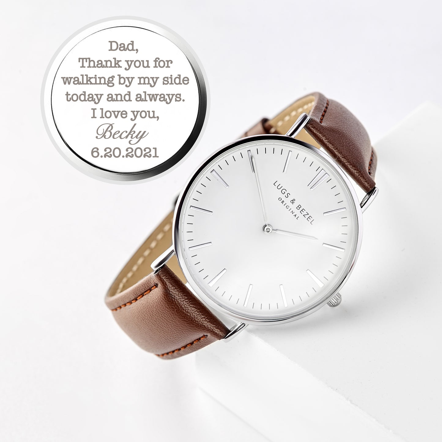 Personalized Engraved Watch Gift for Boyfriend Husband