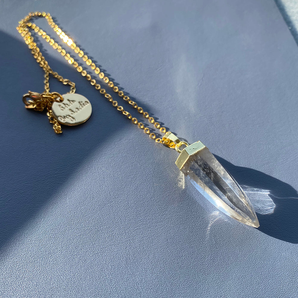 Glow Crystal Quartz Necklace