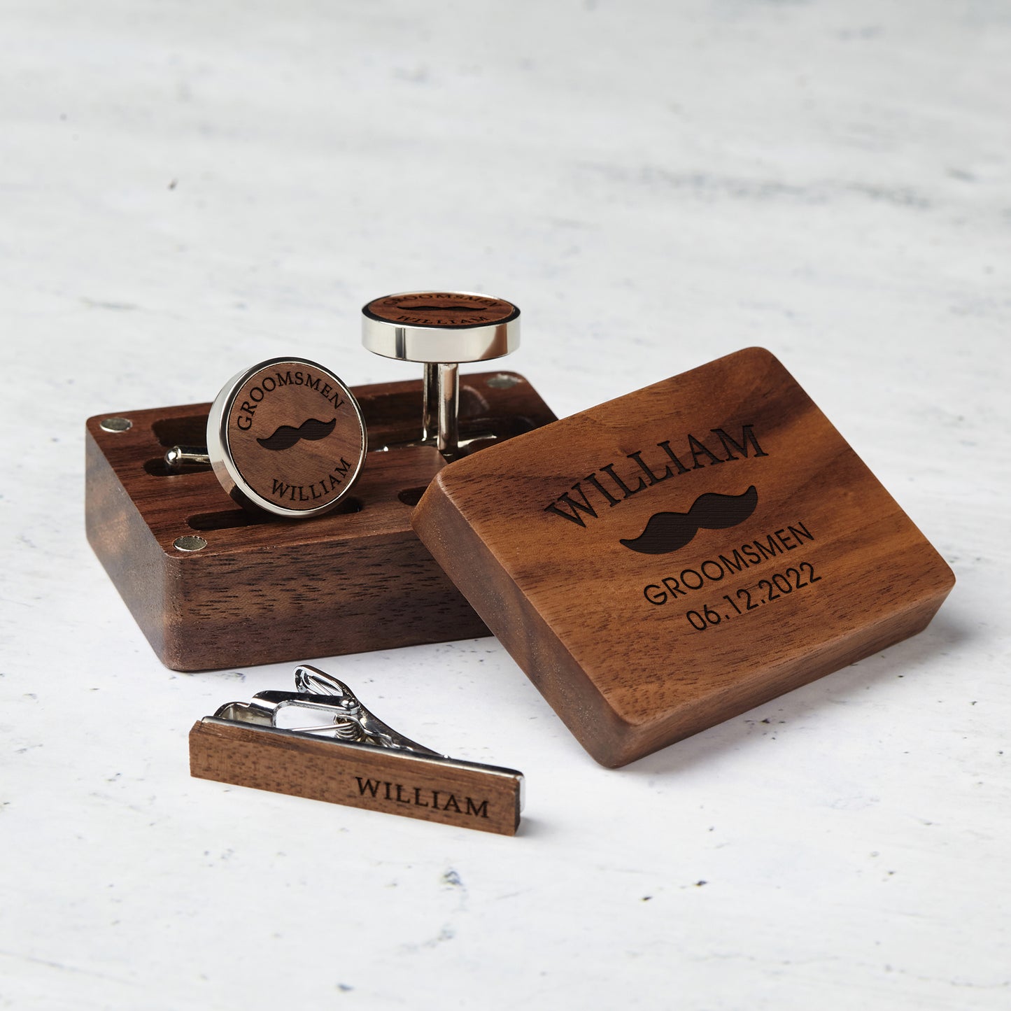 Custom Wood Cufflinks