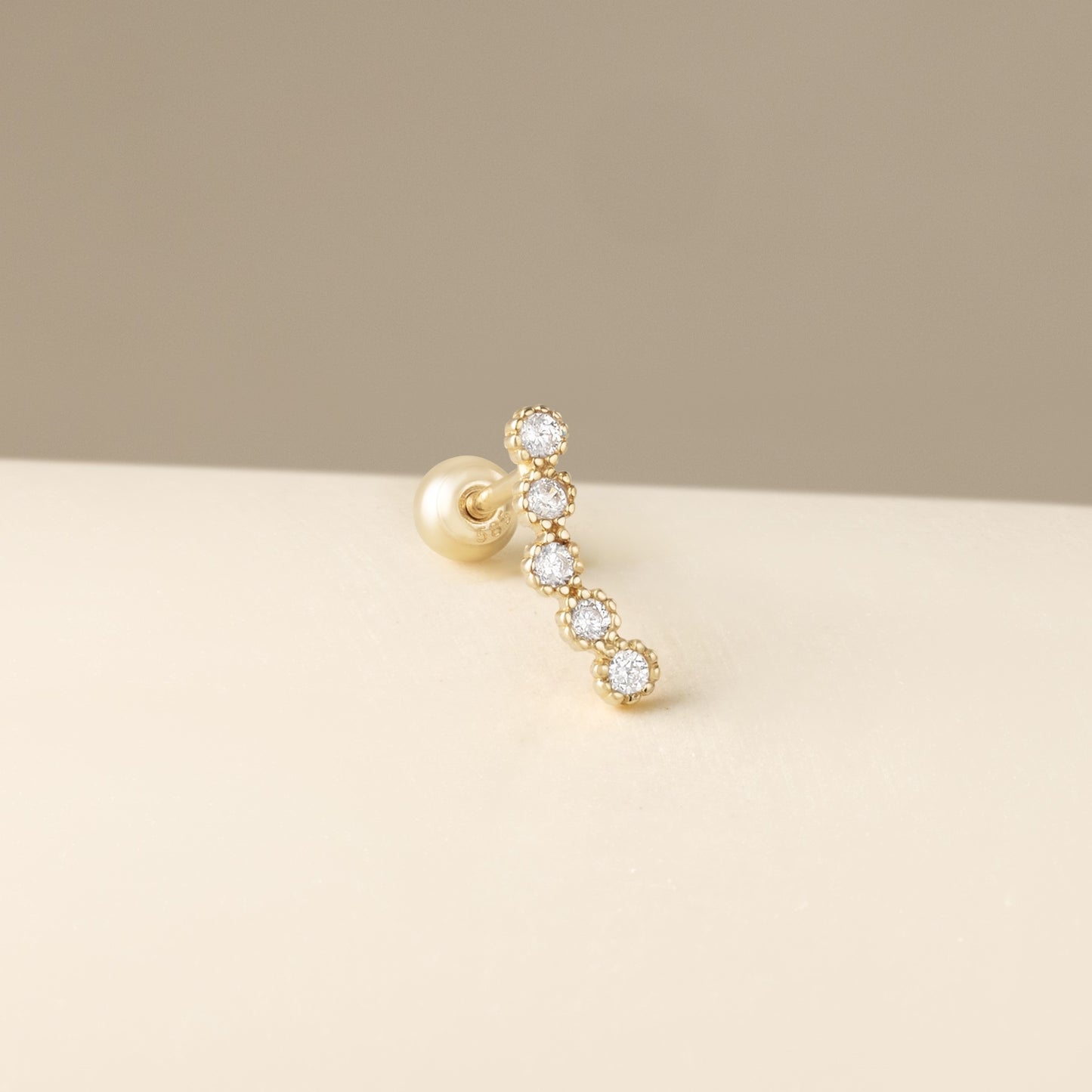 14K SOLID GOLD XAVIA PIERCING