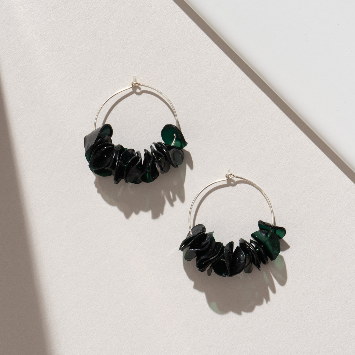 Alice Dark Green Hoops