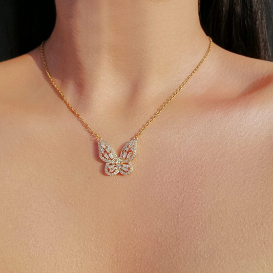 Butterfly Pendant Necklace