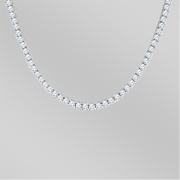 925 Sterling Silver Chain with CZ - 928571