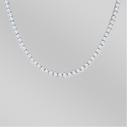 925 Sterling Silver Chain with CZ - 928571