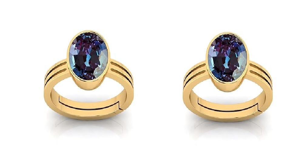 Color Changing Alexandrite Rings Set