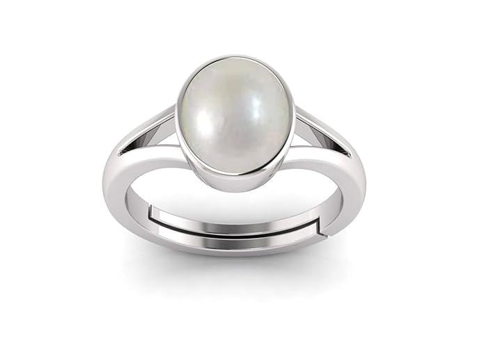 Panna Silver Adjustable Ring for Women's and Men's