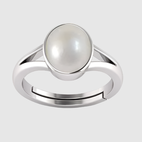 Panna Silver Adjustable Ring for Women's and Men's