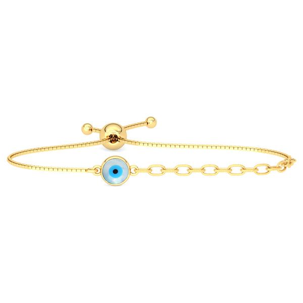 Hand Bracelet Adjustable, Gold Plated