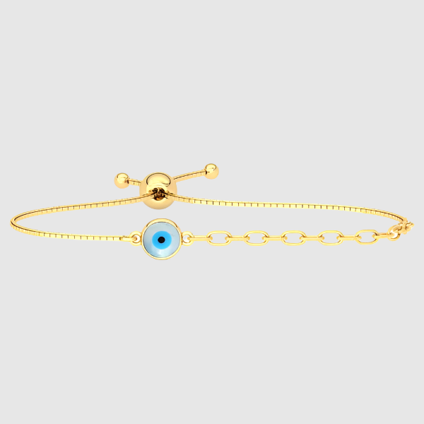 Hand Bracelet Adjustable, Gold Plated