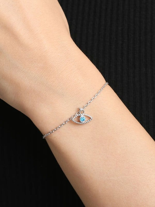 Sterling Silver Evil Eye Bella Bracelet