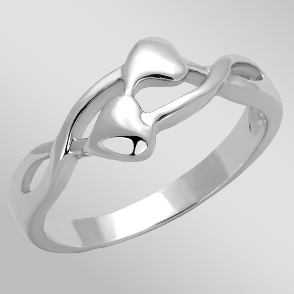 3W859 - Rhodium Brass Ring with No Stone