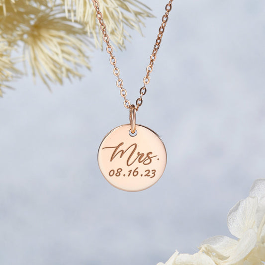 Mrs. Necklace, Gift for Bride to be