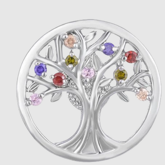 Crystal - Snap Jewelry - Tree of Life Snap - Snap Jewelry - Ginger