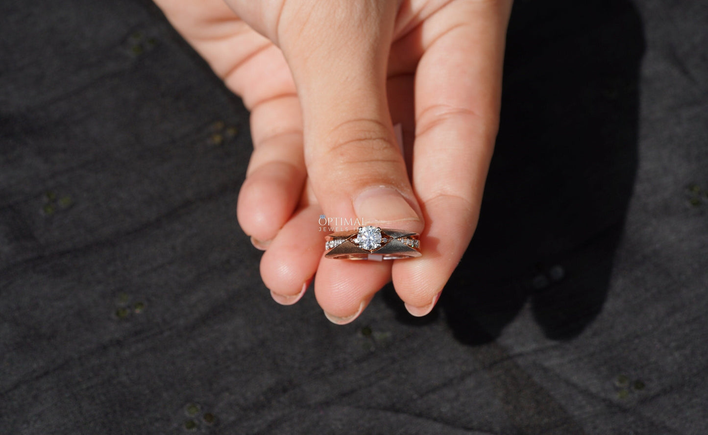 Elegant Round Cut Lab Grown Ring