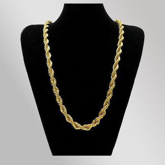 14K Yellow Gold over Solid Brass Classic Korean Chain