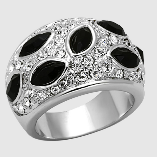 Rhodium Brass Ring