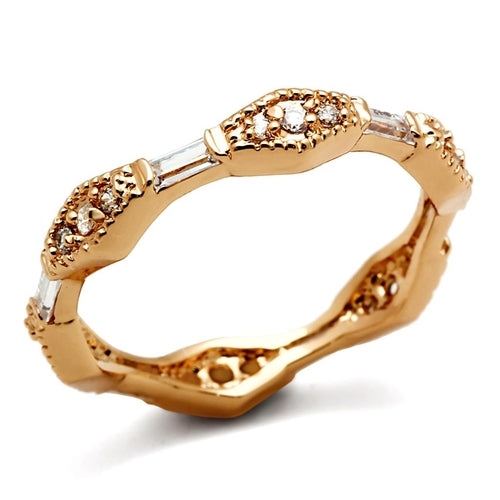 LO3553 - Rose Gold Brass Ring