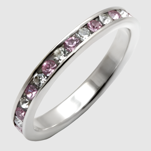 LOAS911 - High-Polished Top Grade Silver Ring