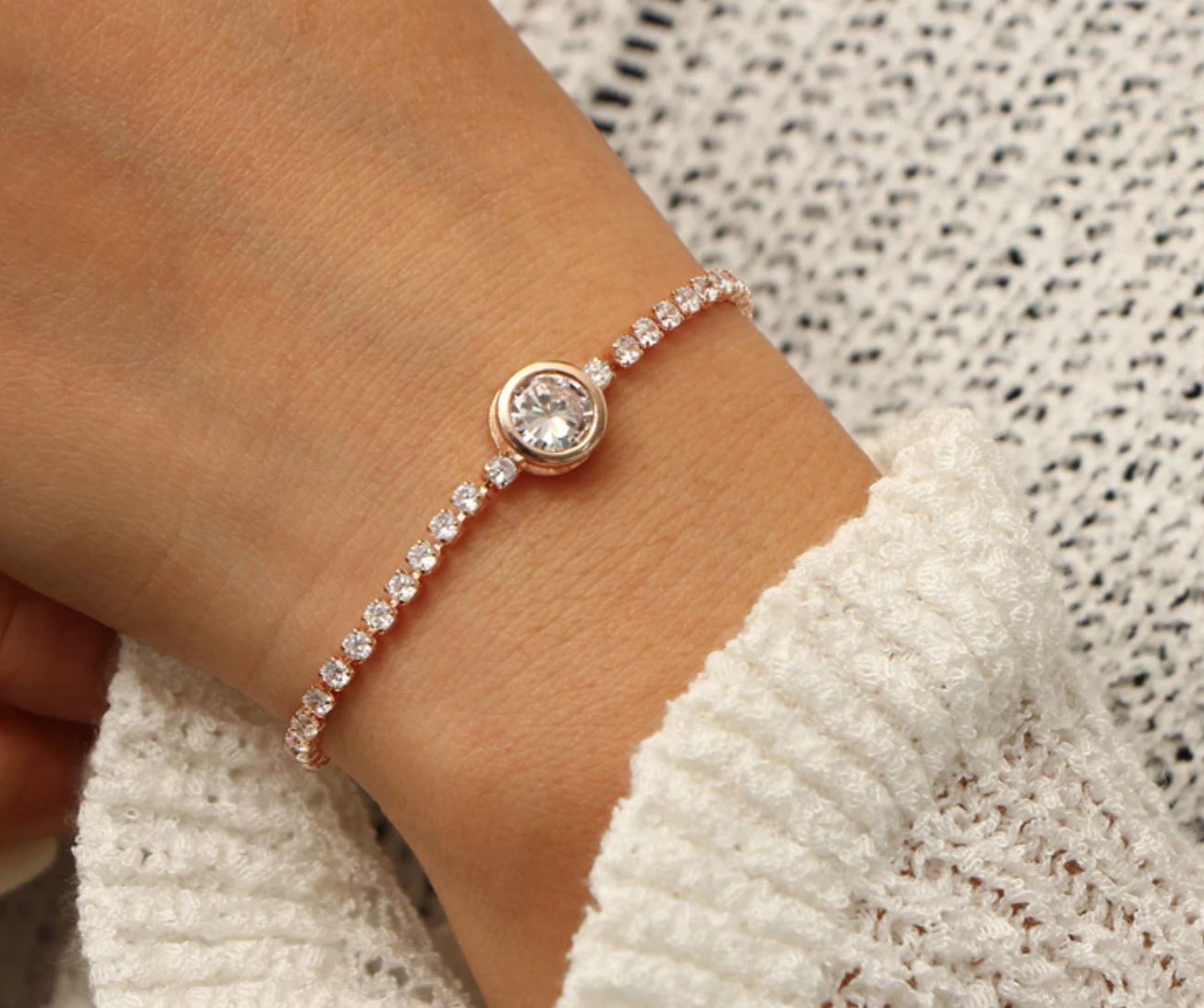 Crystal Tennis Bracelet