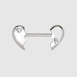 Broken Heart Nipple Bar