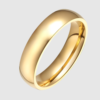 Simple Personality Smooth Ring