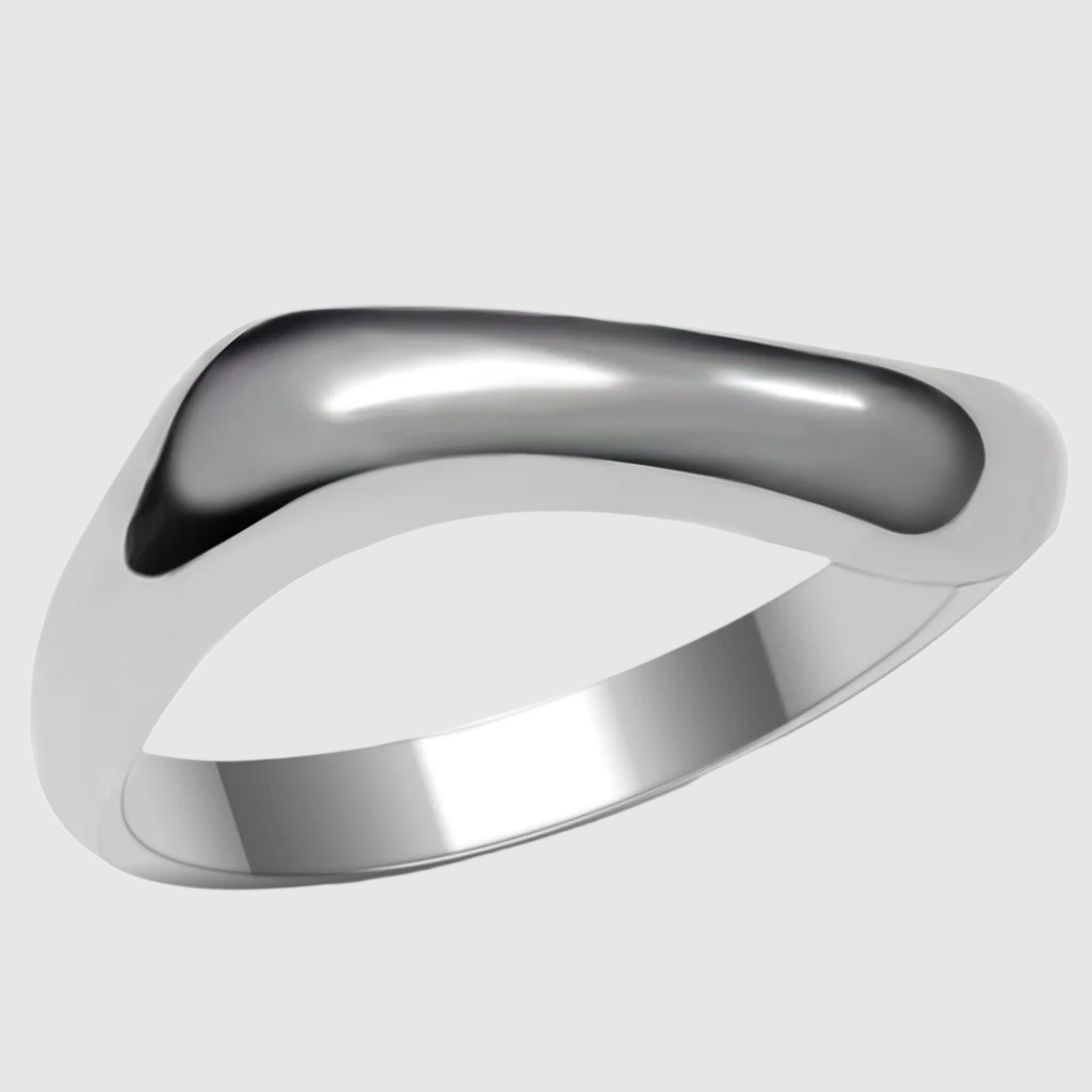 TK031 - High polished (no plating) Stainless Steel Ring