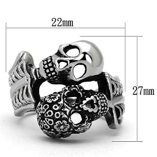 TK1039 Stainless Steel Ring with No Stone