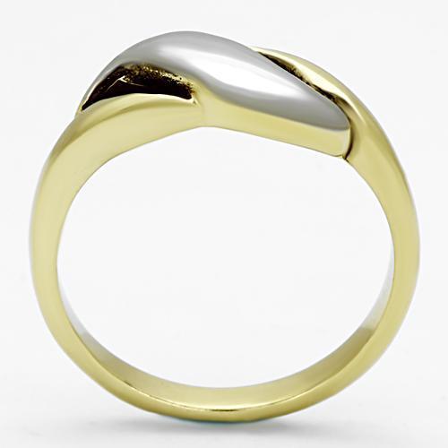 TK1089 - Two-Tone IP Gold (Ion Plating) Ring