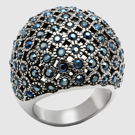 TK1143 - High polished Ring with Top