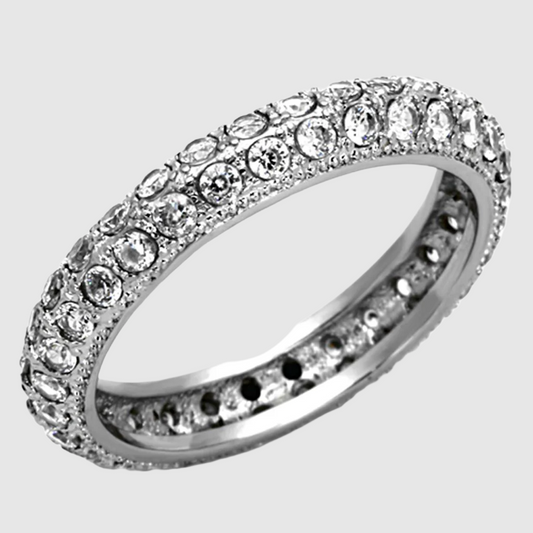 TK1225 - High polished Ring with AAA