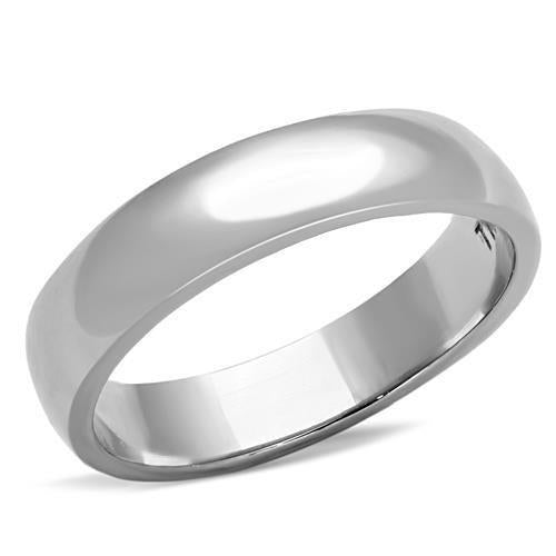 TK1375 - High polished Stainless Steel Ring with No Stone