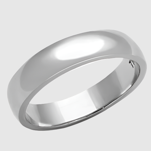 TK1375 - High polished Stainless Steel Ring with No Stone