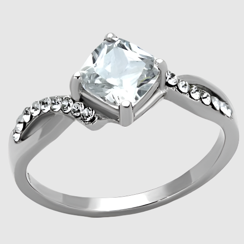 TK1761 - High polished (no plating) Stainless Steel Ring