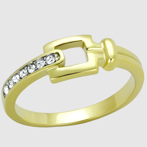 TK2164 - Two-Tone IP Gold (Ion Plating) Ring