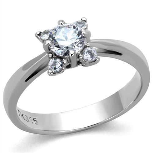 TK2172 - High polished (no plating) Stainless Steel Ring