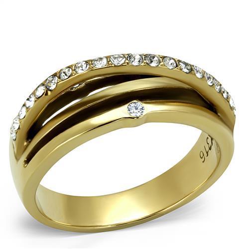 TK2611 - IP Gold Ring with Top Grade