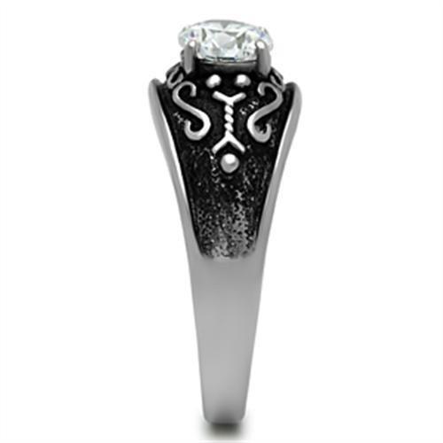 TK373 - High polished (no plating) Stainless Steel Ring