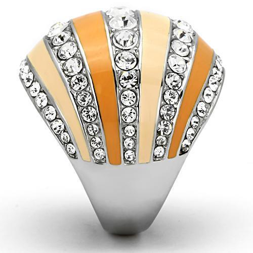 TK798 - High polished (no plating) Ring with Top Grade