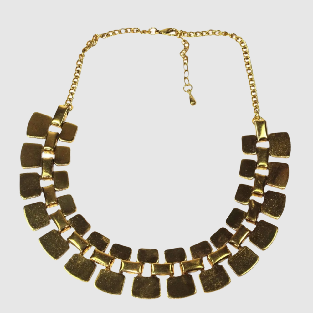 Golden Nugget Tribal Necklace