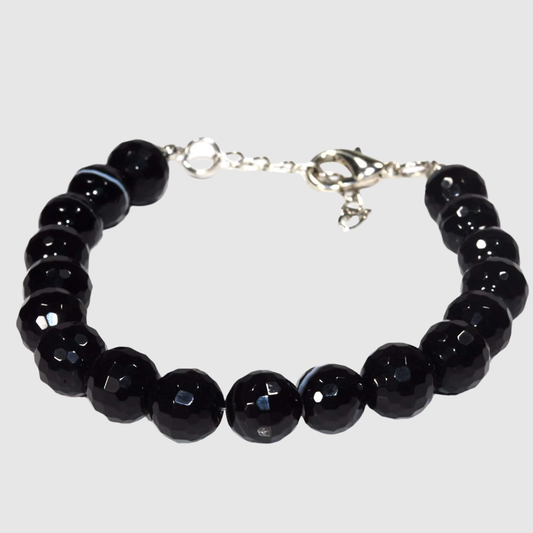 Black Agate Yoga Bracelet