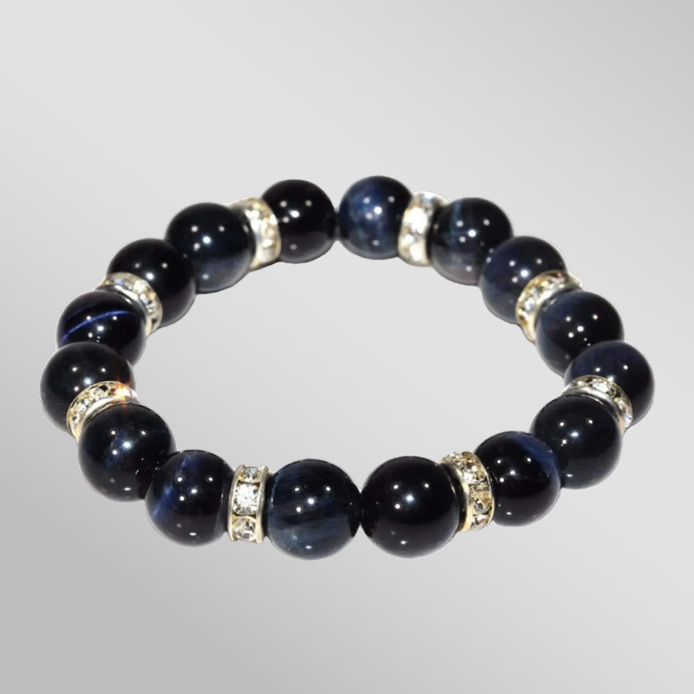 Agate & Pave Charms Yoga Bracelet