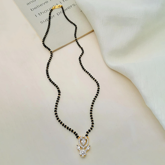 High Quality Gold Plated Diamond Mangalsutra Necklace